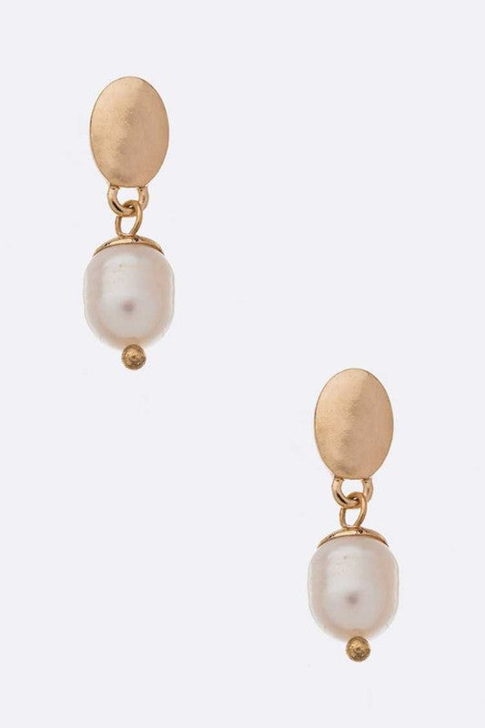 PEARL DROP EARRINGS