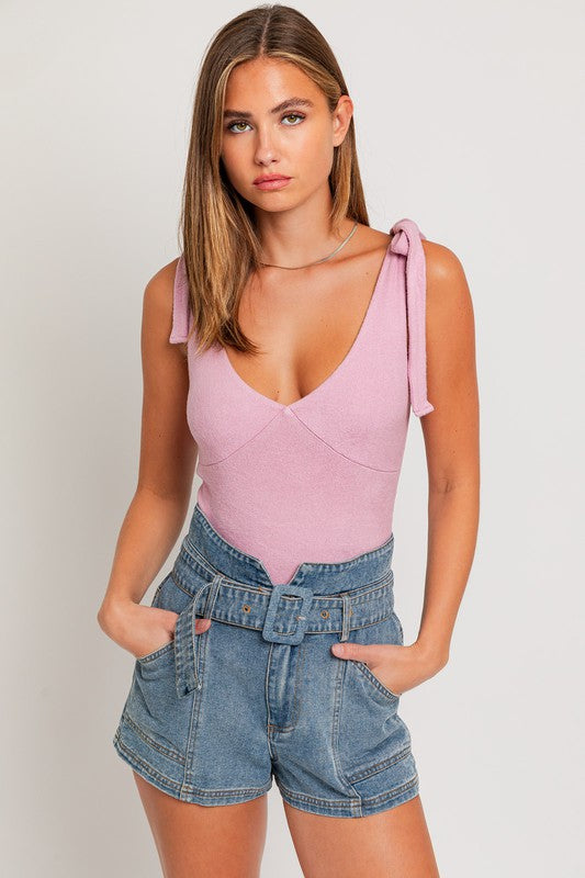 TAYLOR STRAP TIE BODY SUIT