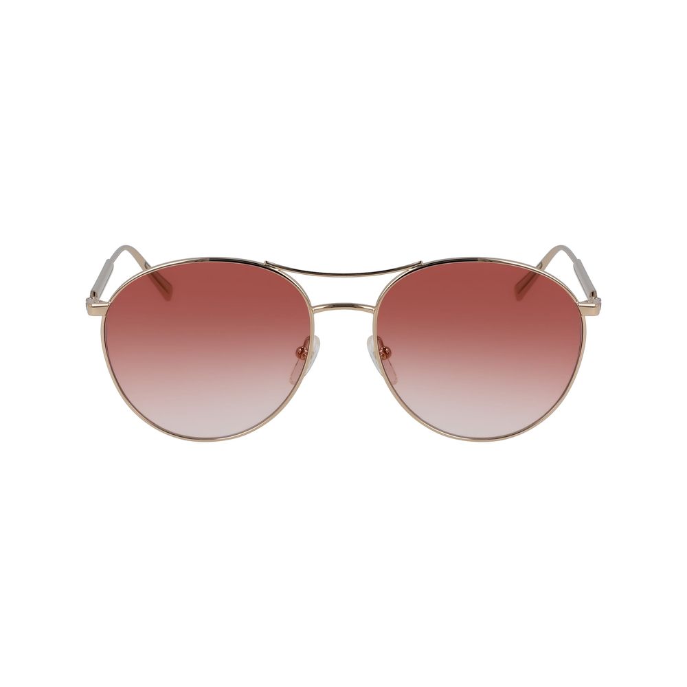 Longchamp Rose Gold Metal Sunglasses