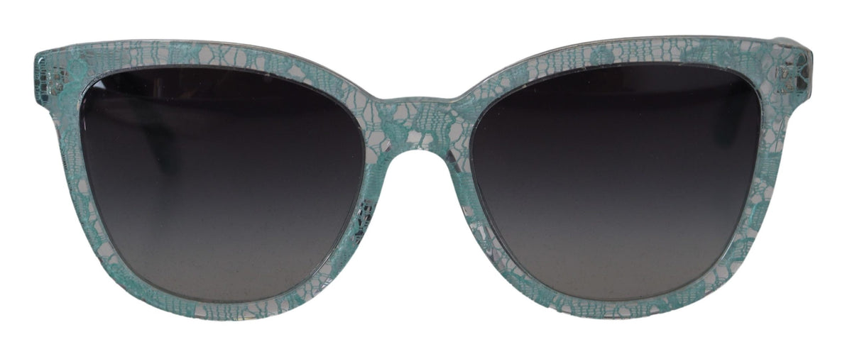 Dolce & Gabbana Sicilian Lace Crystal-Infused Sunglasses