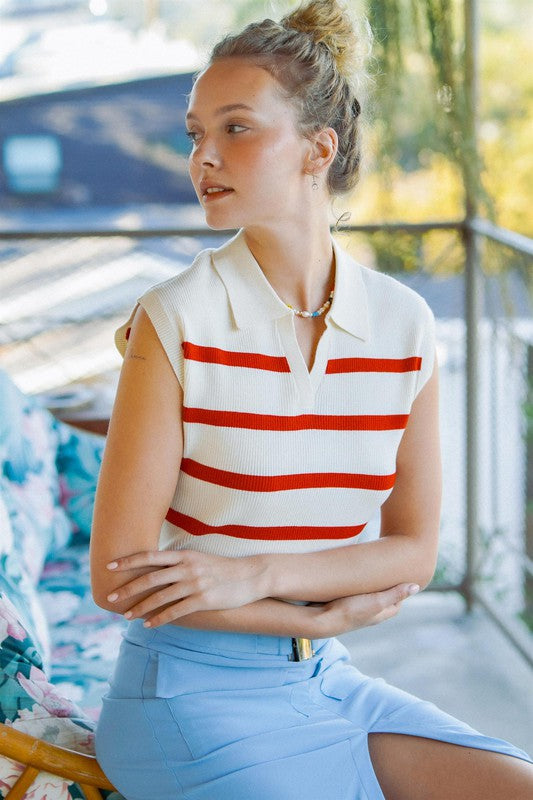 PERFECT PREPPY POLO TANK